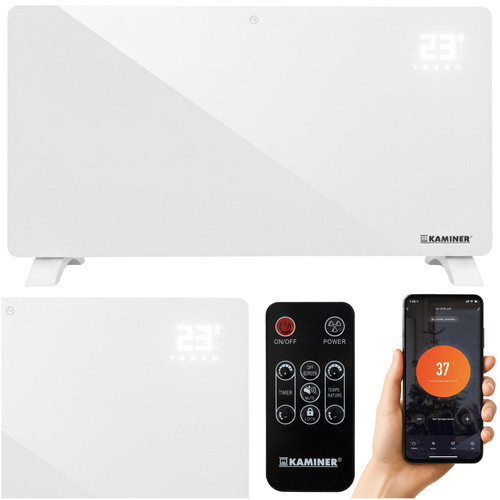 Radiator electric 2500W, control aplicatie/telecomanda, 3 moduri incalzire, timer, program saptamanal - imagine 15